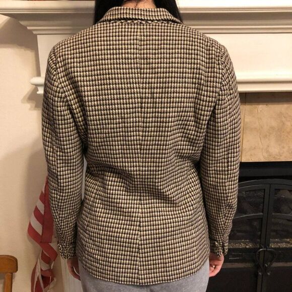 ❤ - Rosenblum Vintage Brown Houndstooth Blazer - Picture 12 of 12